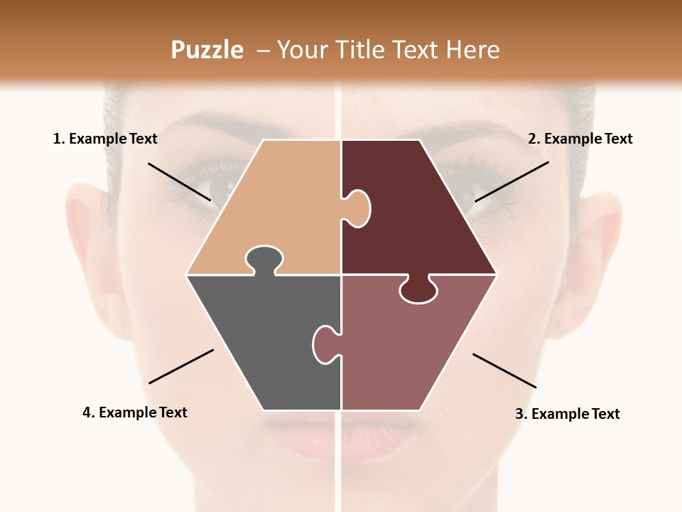 Facial Makeup Image PowerPoint Template