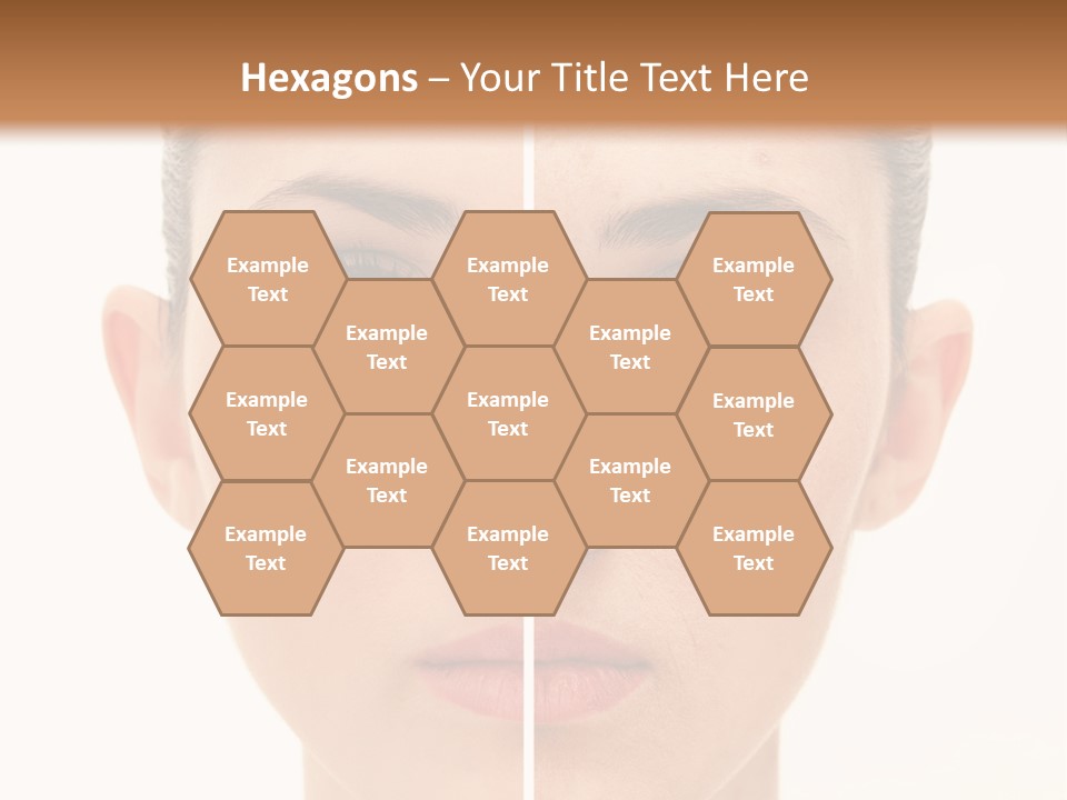 Facial Makeup Image PowerPoint Template