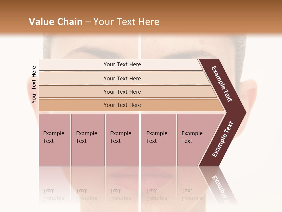 Facial Makeup Image PowerPoint Template