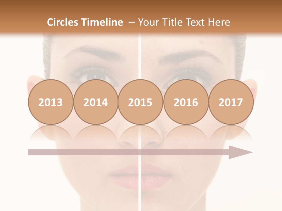 Facial Makeup Image PowerPoint Template
