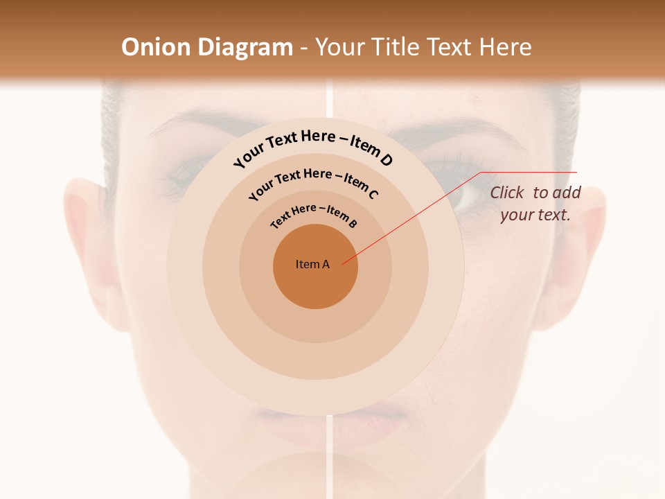 Facial Makeup Image PowerPoint Template