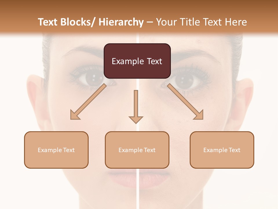 Facial Makeup Image PowerPoint Template