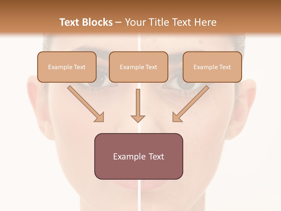 Facial Makeup Image PowerPoint Template