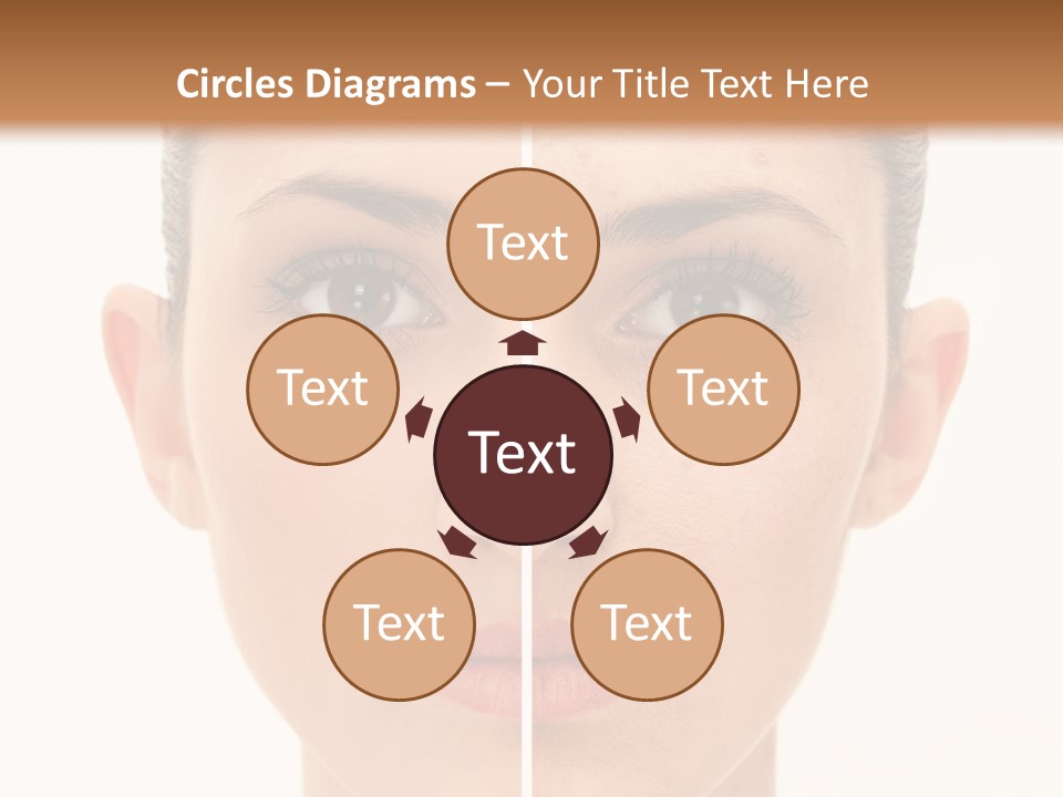 Facial Makeup Image PowerPoint Template