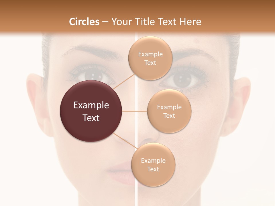 Facial Makeup Image PowerPoint Template