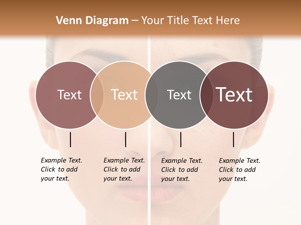 Facial Makeup Image PowerPoint Template