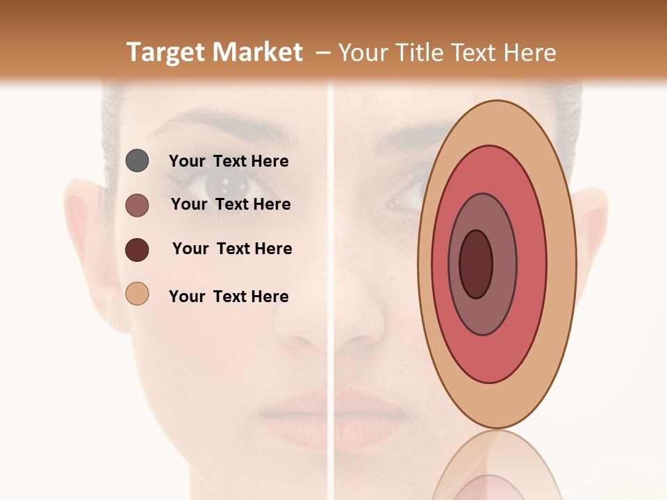 Facial Makeup Image PowerPoint Template