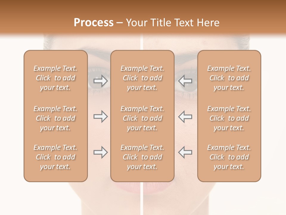 Facial Makeup Image PowerPoint Template