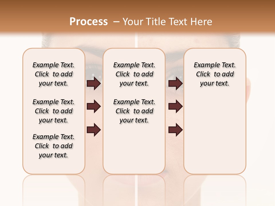Facial Makeup Image PowerPoint Template