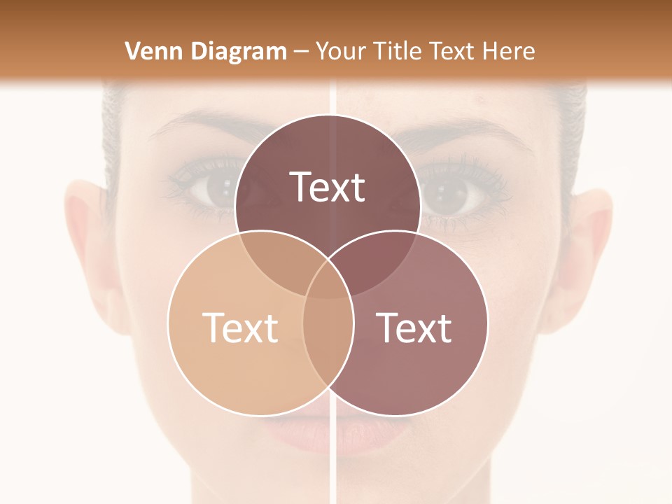 Facial Makeup Image PowerPoint Template