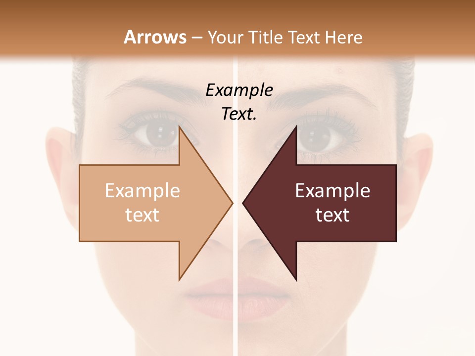 Facial Makeup Image PowerPoint Template