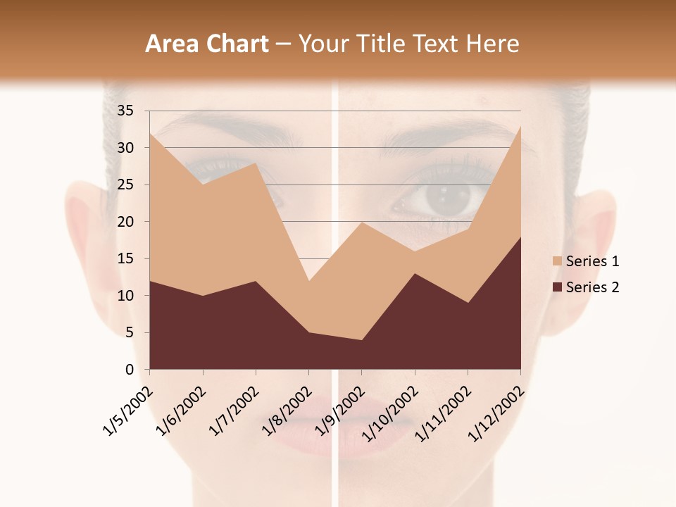Facial Makeup Image PowerPoint Template