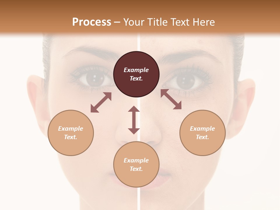Facial Makeup Image PowerPoint Template