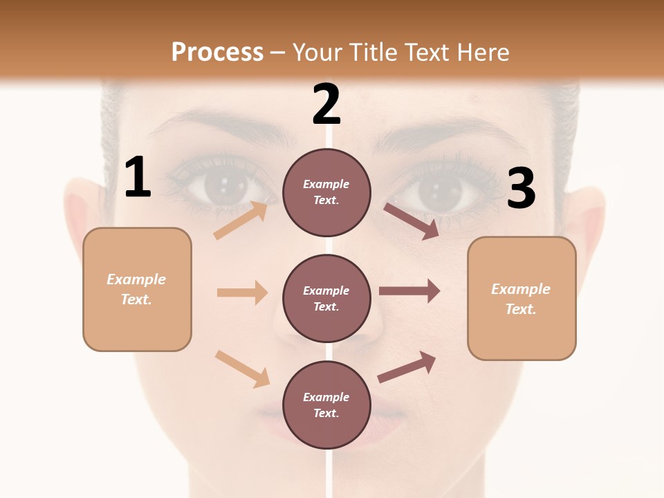 Facial Makeup Image PowerPoint Template