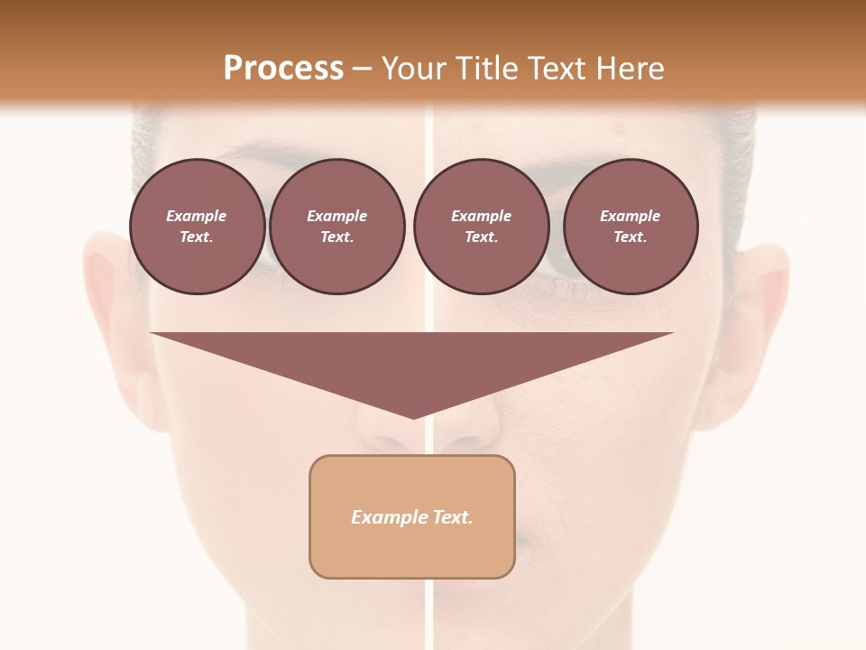 Facial Makeup Image PowerPoint Template