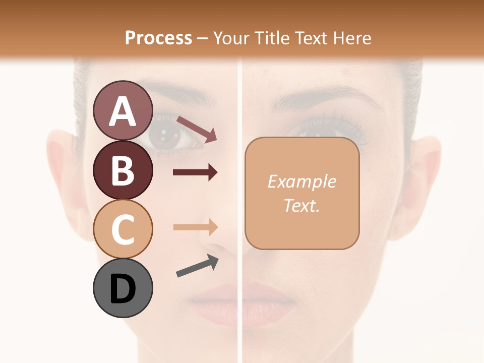 Facial Makeup Image PowerPoint Template