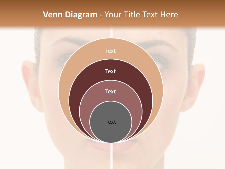 Facial Makeup Image PowerPoint Template