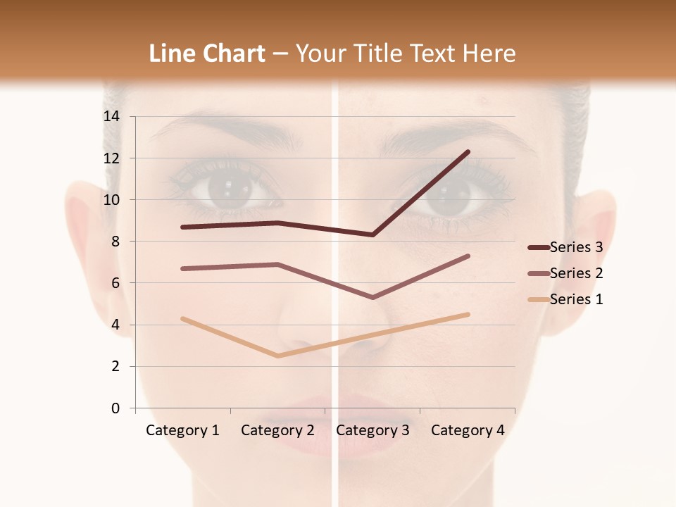 Facial Makeup Image PowerPoint Template
