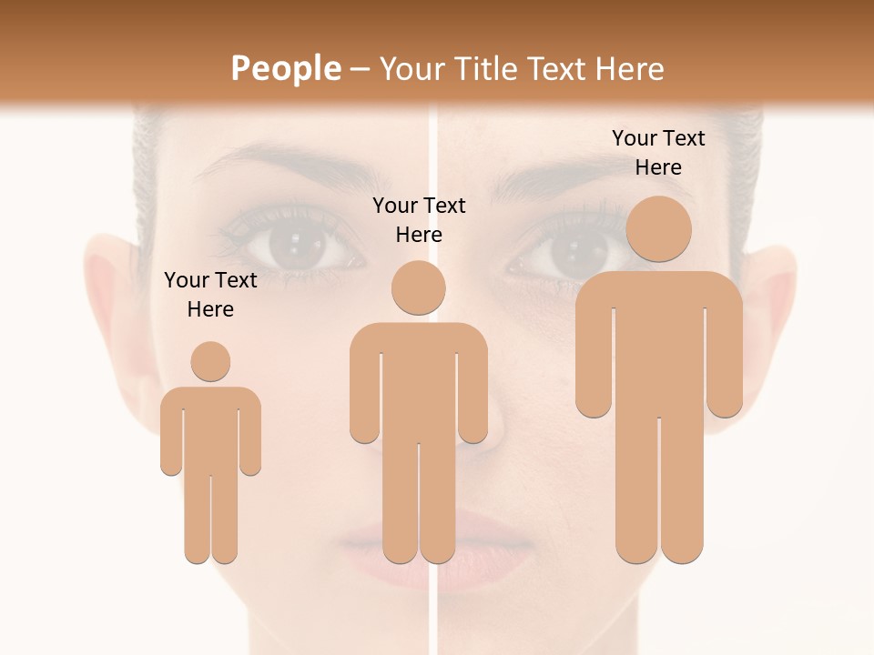 Facial Makeup Image PowerPoint Template