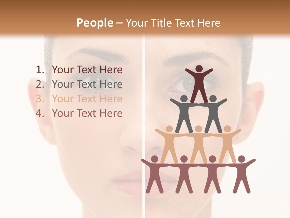 Facial Makeup Image PowerPoint Template