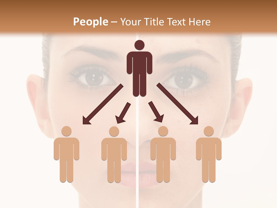 Facial Makeup Image PowerPoint Template