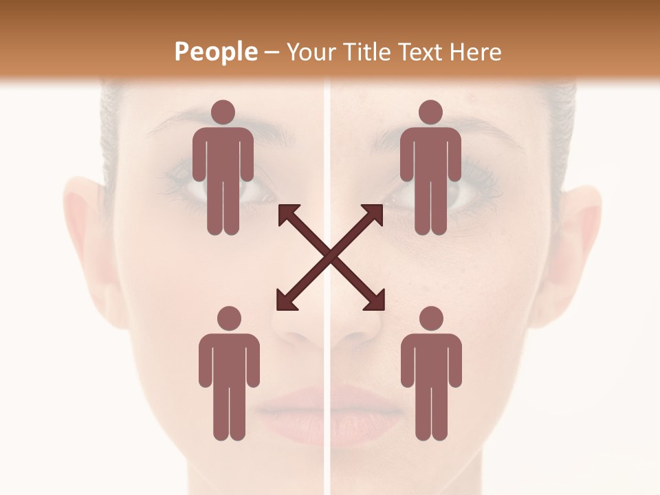 Facial Makeup Image PowerPoint Template