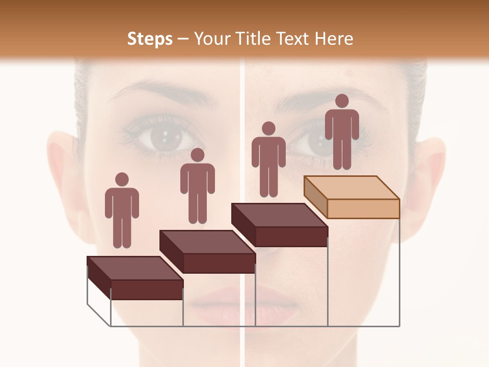Facial Makeup Image PowerPoint Template
