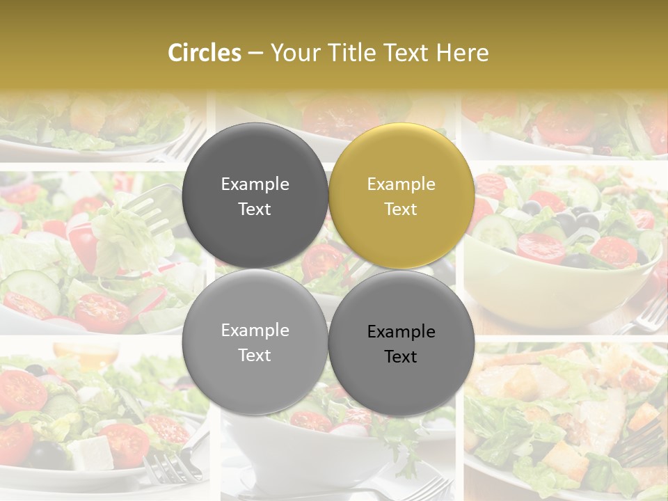 Vegetable Vegetarian Caesar PowerPoint Template