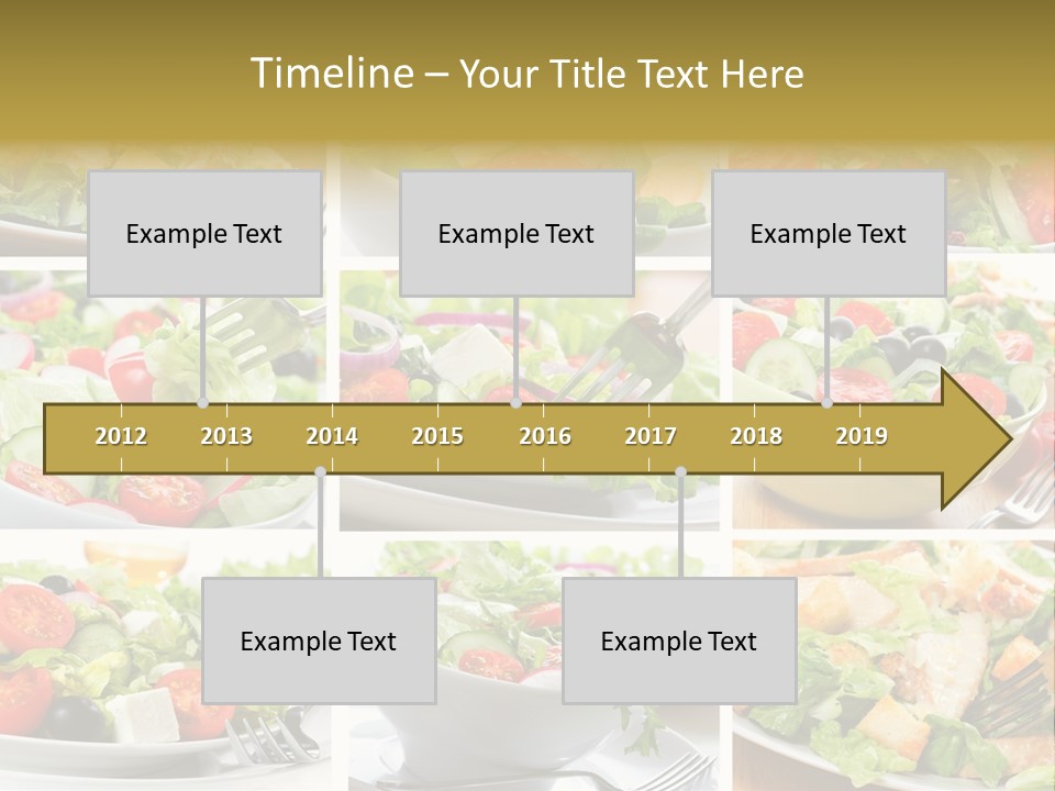Vegetable Vegetarian Caesar PowerPoint Template
