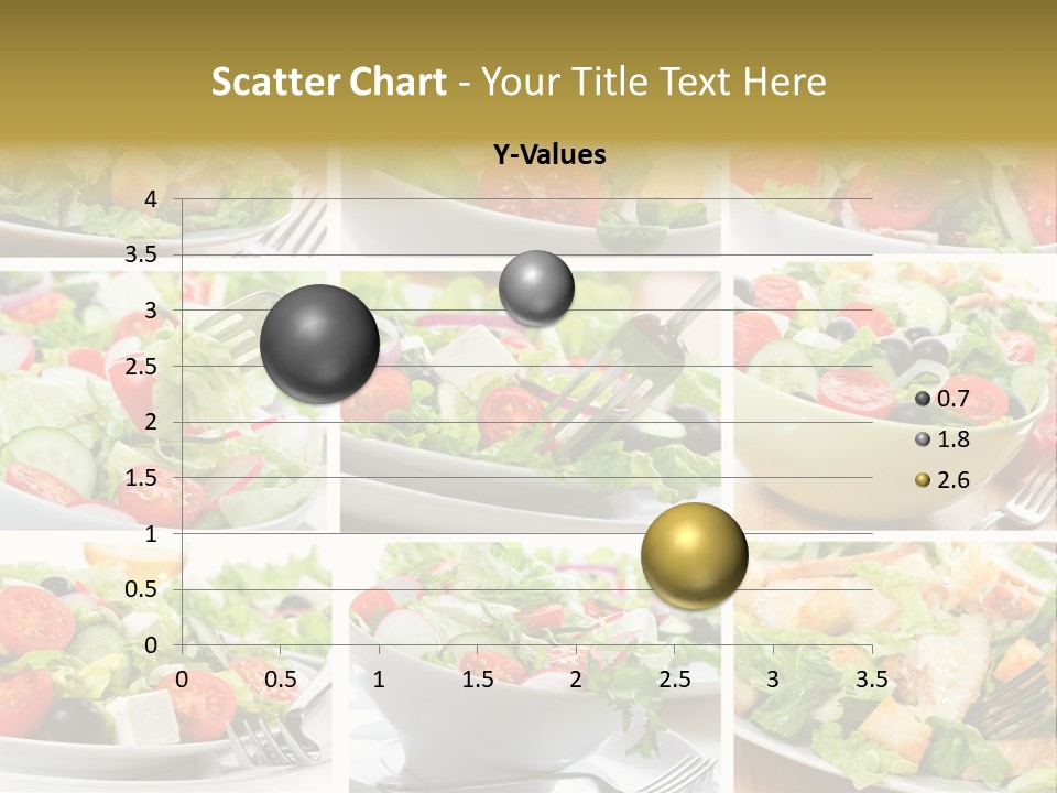Vegetable Vegetarian Caesar PowerPoint Template