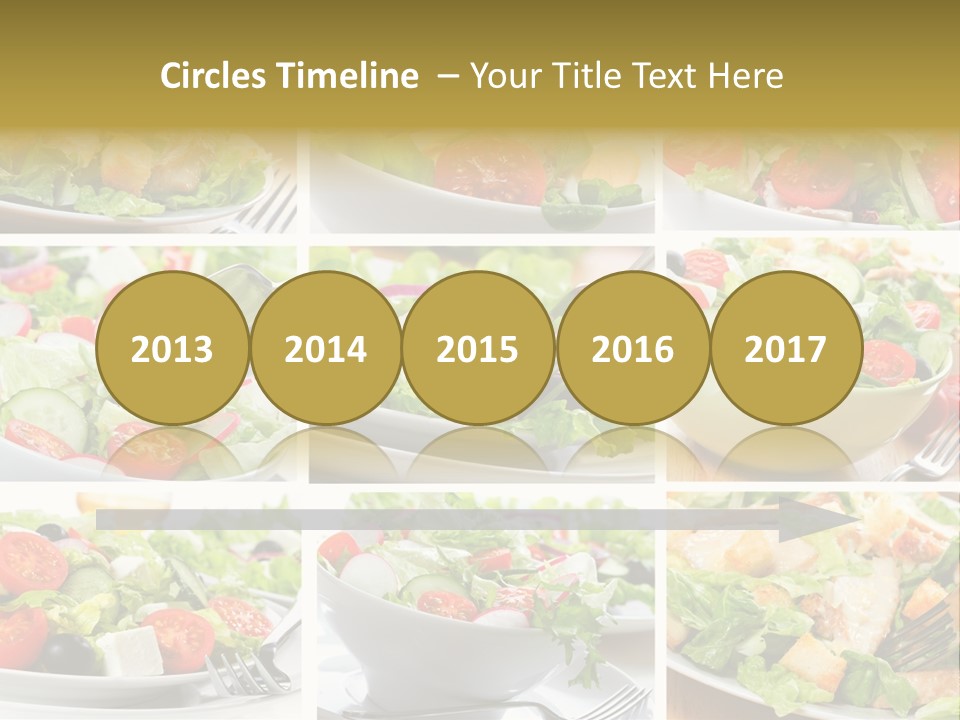 Vegetable Vegetarian Caesar PowerPoint Template