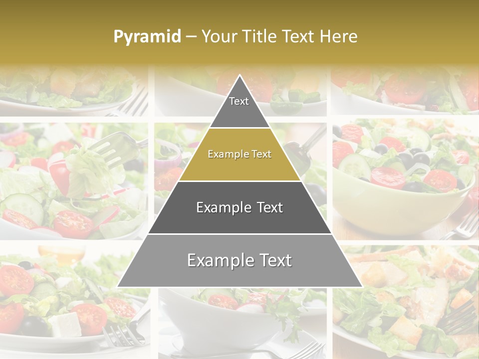 Vegetable Vegetarian Caesar PowerPoint Template