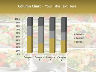 Vegetable Vegetarian Caesar PowerPoint Template