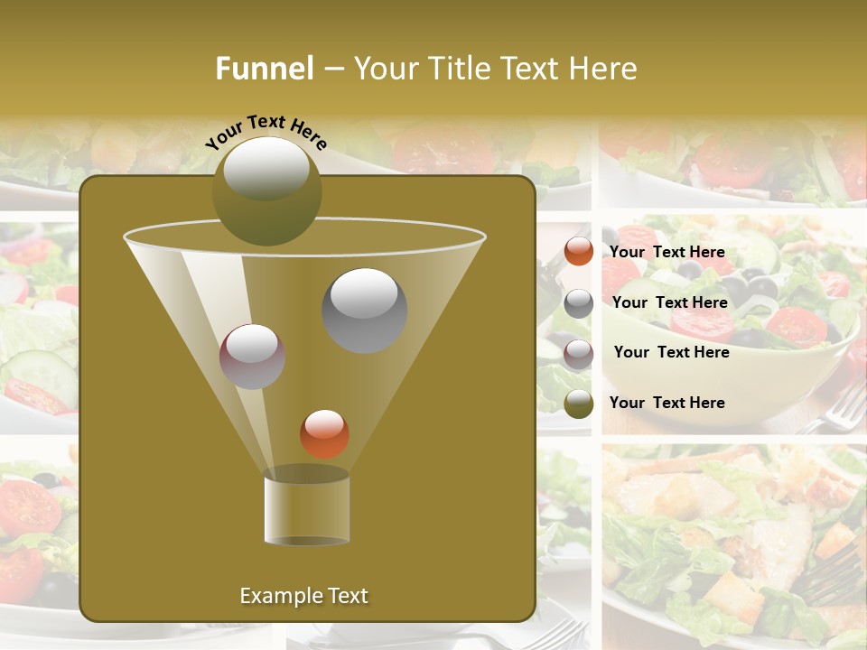 Vegetable Vegetarian Caesar PowerPoint Template