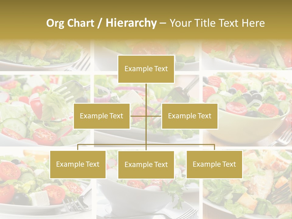 Vegetable Vegetarian Caesar PowerPoint Template