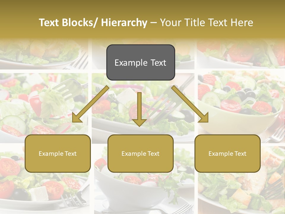 Vegetable Vegetarian Caesar PowerPoint Template