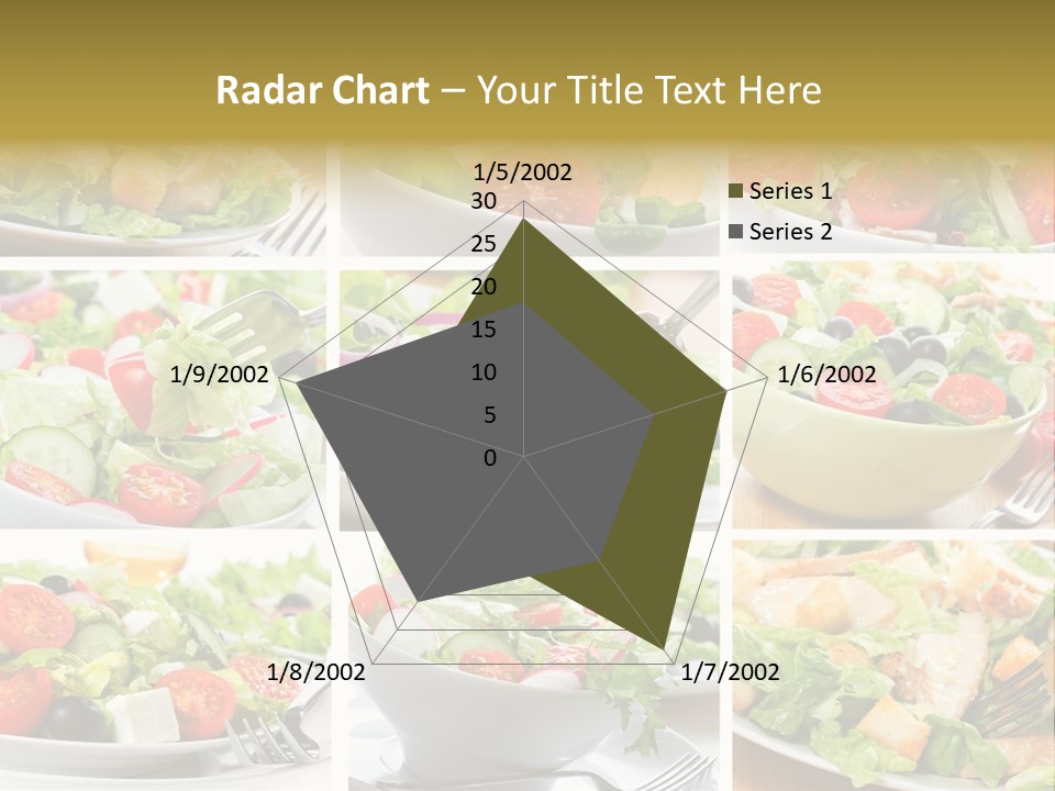 Vegetable Vegetarian Caesar PowerPoint Template
