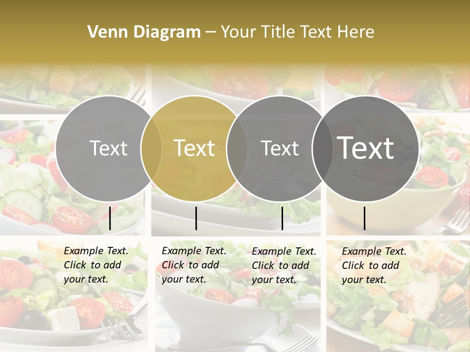 Vegetable Vegetarian Caesar PowerPoint Template