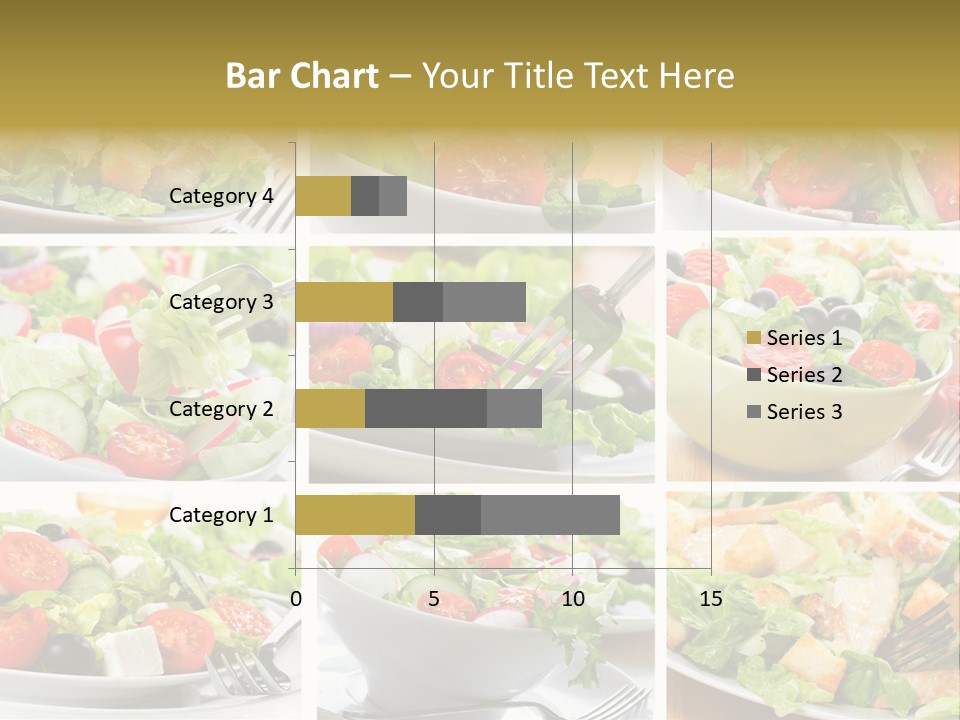 Vegetable Vegetarian Caesar PowerPoint Template
