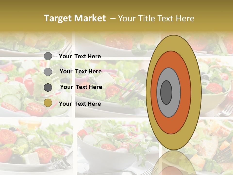 Vegetable Vegetarian Caesar PowerPoint Template