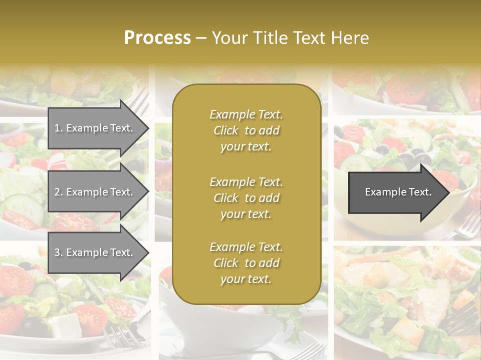 Vegetable Vegetarian Caesar PowerPoint Template