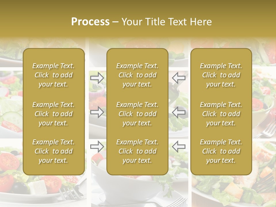 Vegetable Vegetarian Caesar PowerPoint Template
