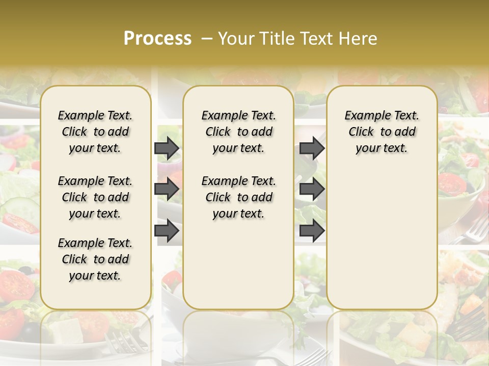Vegetable Vegetarian Caesar PowerPoint Template