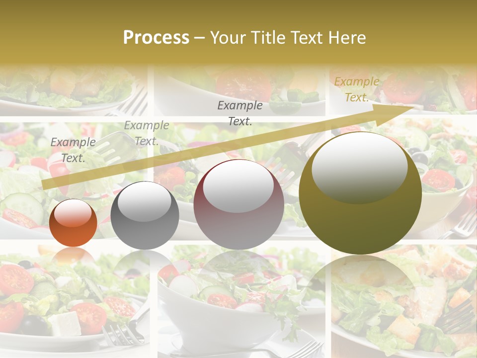 Vegetable Vegetarian Caesar PowerPoint Template