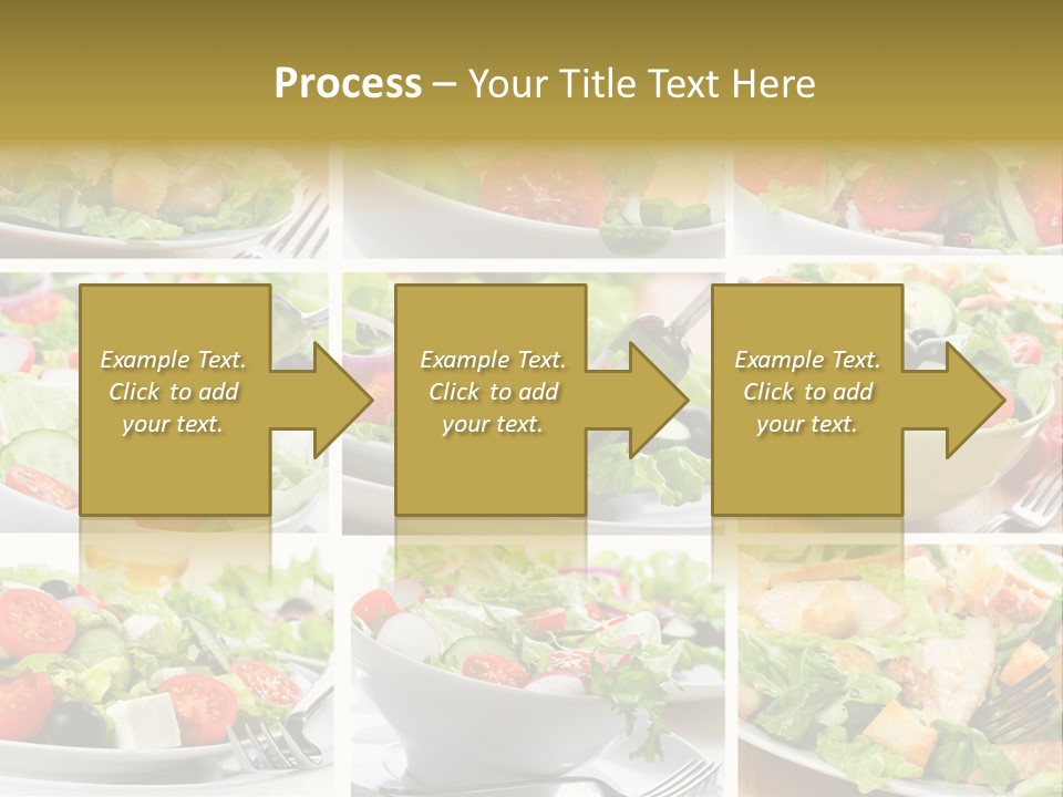 Vegetable Vegetarian Caesar PowerPoint Template