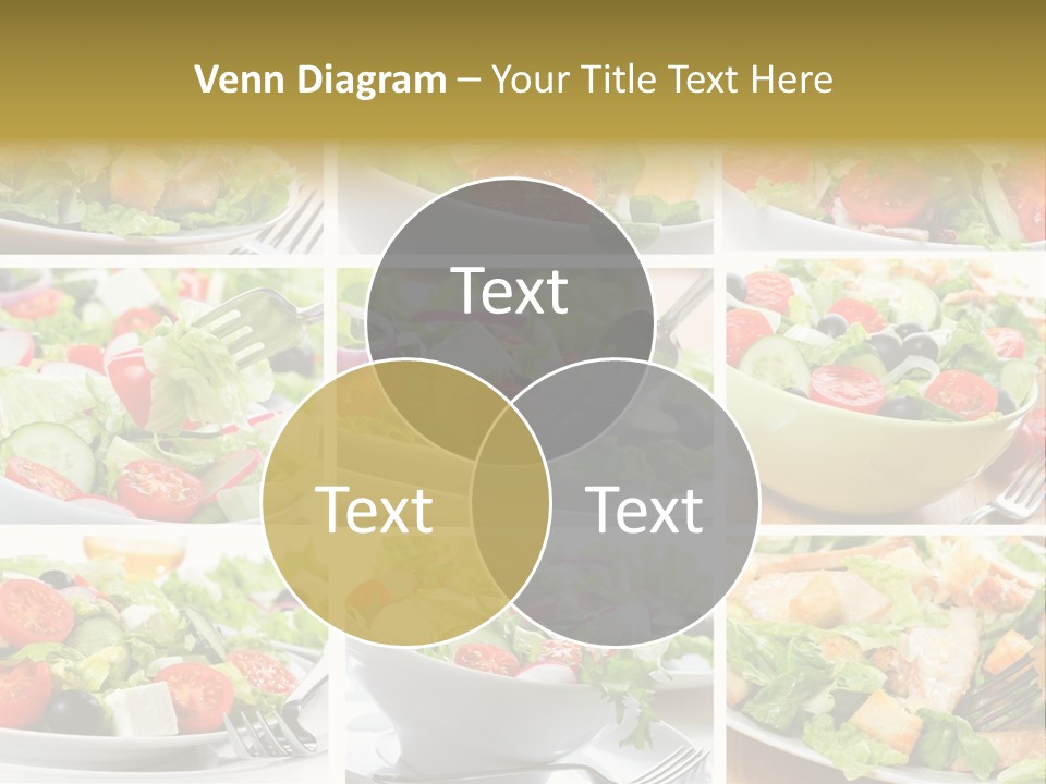 Vegetable Vegetarian Caesar PowerPoint Template