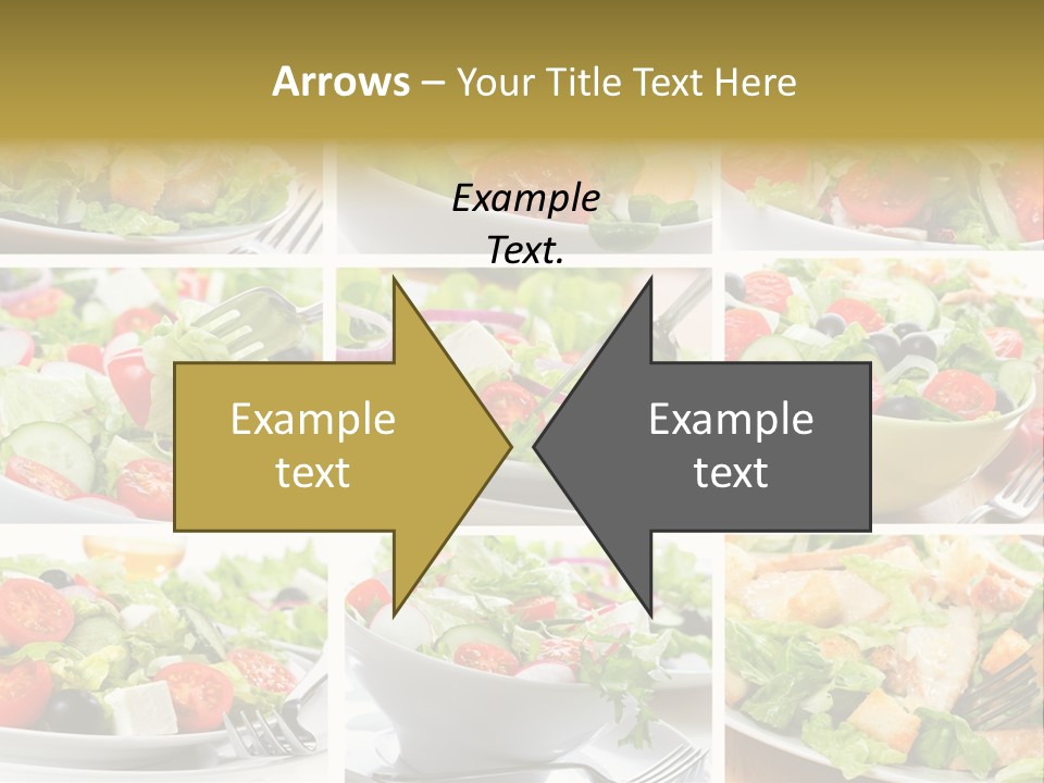 Vegetable Vegetarian Caesar PowerPoint Template