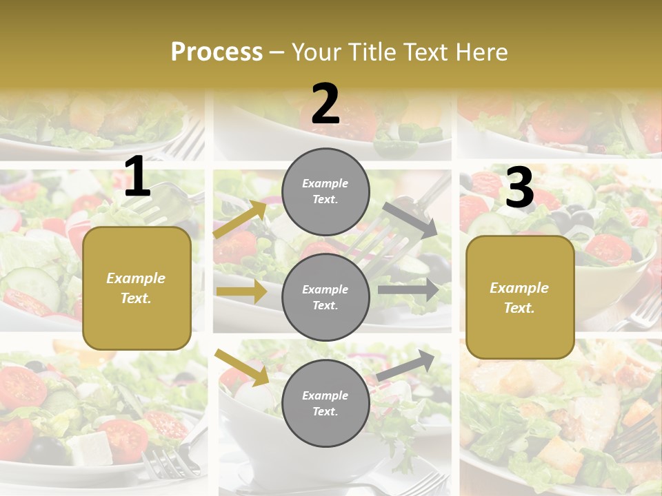 Vegetable Vegetarian Caesar PowerPoint Template