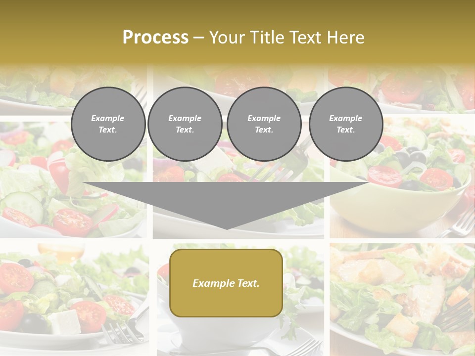 Vegetable Vegetarian Caesar PowerPoint Template