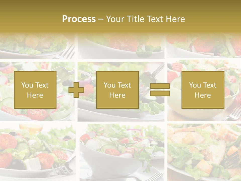 Vegetable Vegetarian Caesar PowerPoint Template
